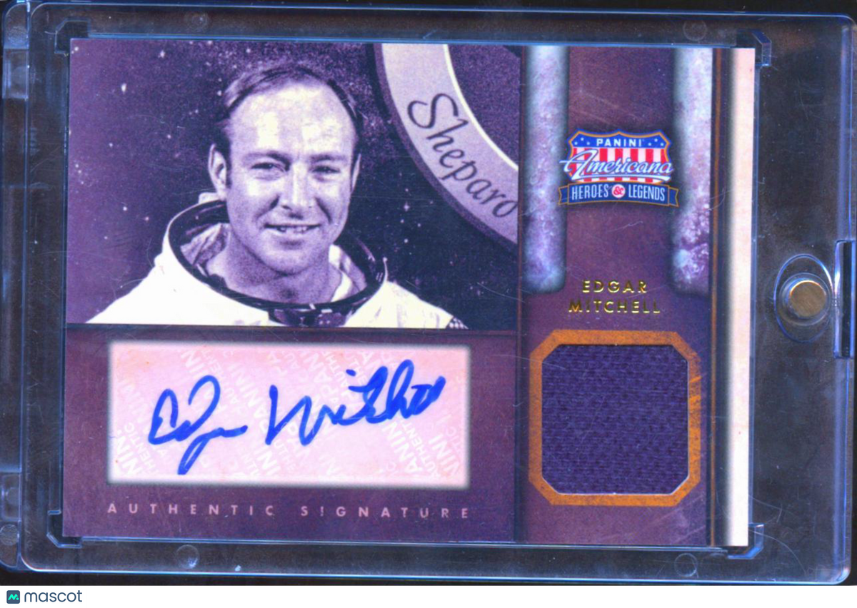 Edgar Mitchell 2012 Panini Americana Auto Autograph Patch Astronaut 11/99