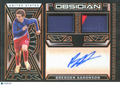 Brenden Aaronson 2023-24 Obsidian Auto Autograph Patch 22/75 United States