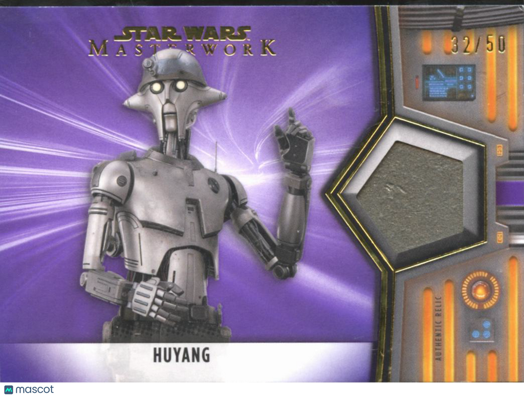 Huyang 2025 Topps Star Wars Masterwork Authentic Tie Fighter Prop Relic 32/50