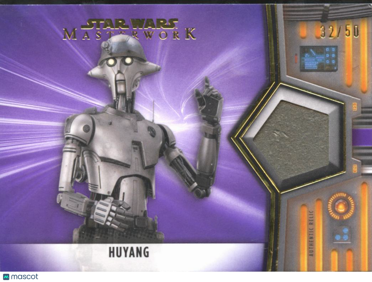 Huyang 2025 Topps Star Wars Masterwork Authentic Tie Fighter Prop Relic 32/50