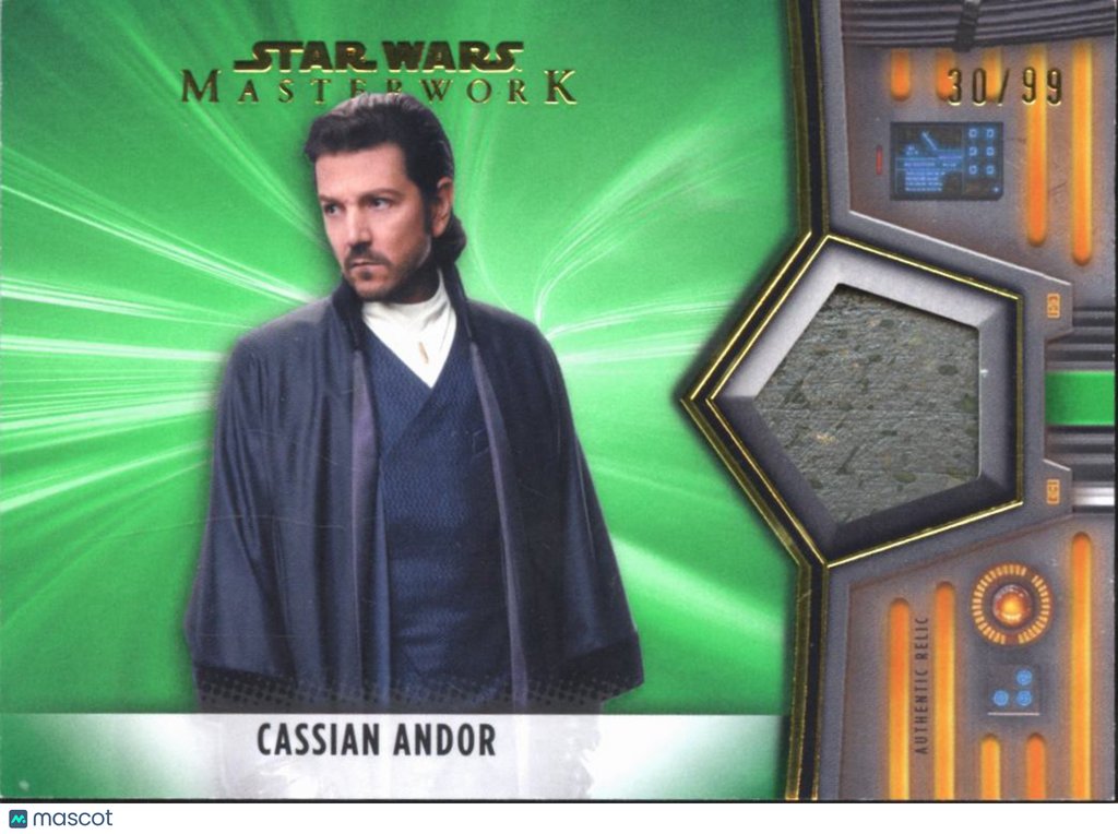 Cassian Andor 2025 Topps Star Wars Masterwork Authentic Missle Prop Andor 30/99