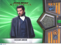 Cassian Andor 2025 Topps Star Wars Masterwork Authentic Missle Prop Andor 30/99