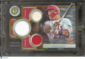 Mike Trout 2024 Topps Tribute Triple Game Worn Patch 36/75 Los Angeles Angels