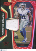 Byron Jones 2019 Certified Gamers Game Worn Jersey Patch 84/99 Dallas Cowboys