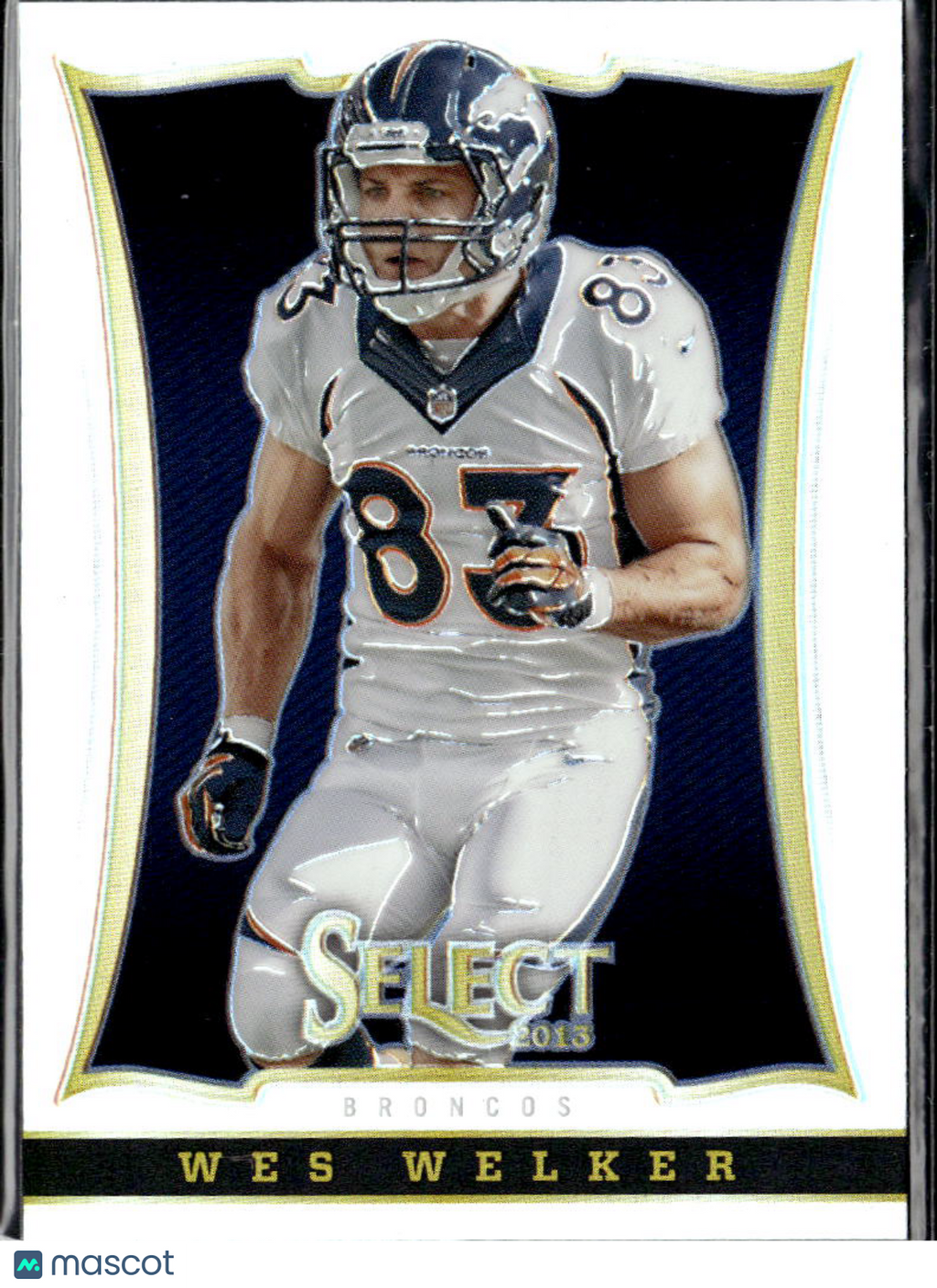 Wes Welker 2013 Panini Select Silver Prizm Denver Broncos