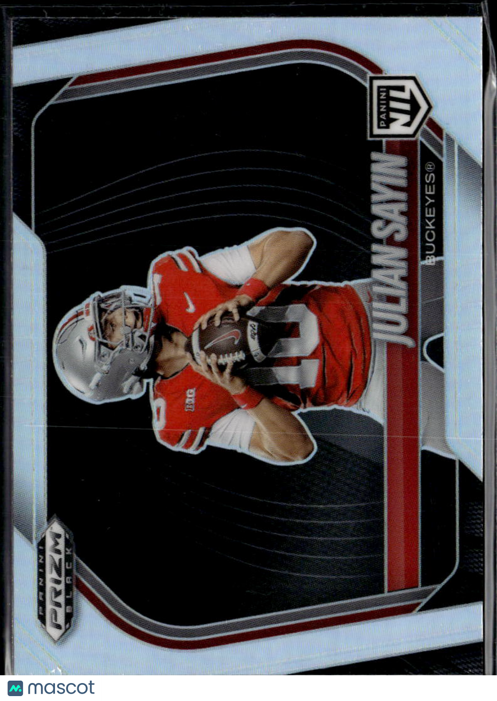 Julian Sayin 2025 Prizm Black Silver Prizm Rookie RC #192 Ohio State Buckeyes