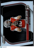 Julian Sayin 2025 Prizm Black Silver Prizm Rookie RC #192 Ohio State Buckeyes