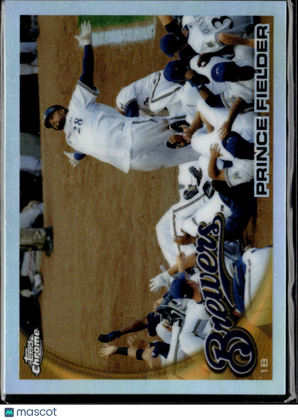 Prince Fielder 2010 Topps Chrome Refractor #1 Milwaukee Brewers