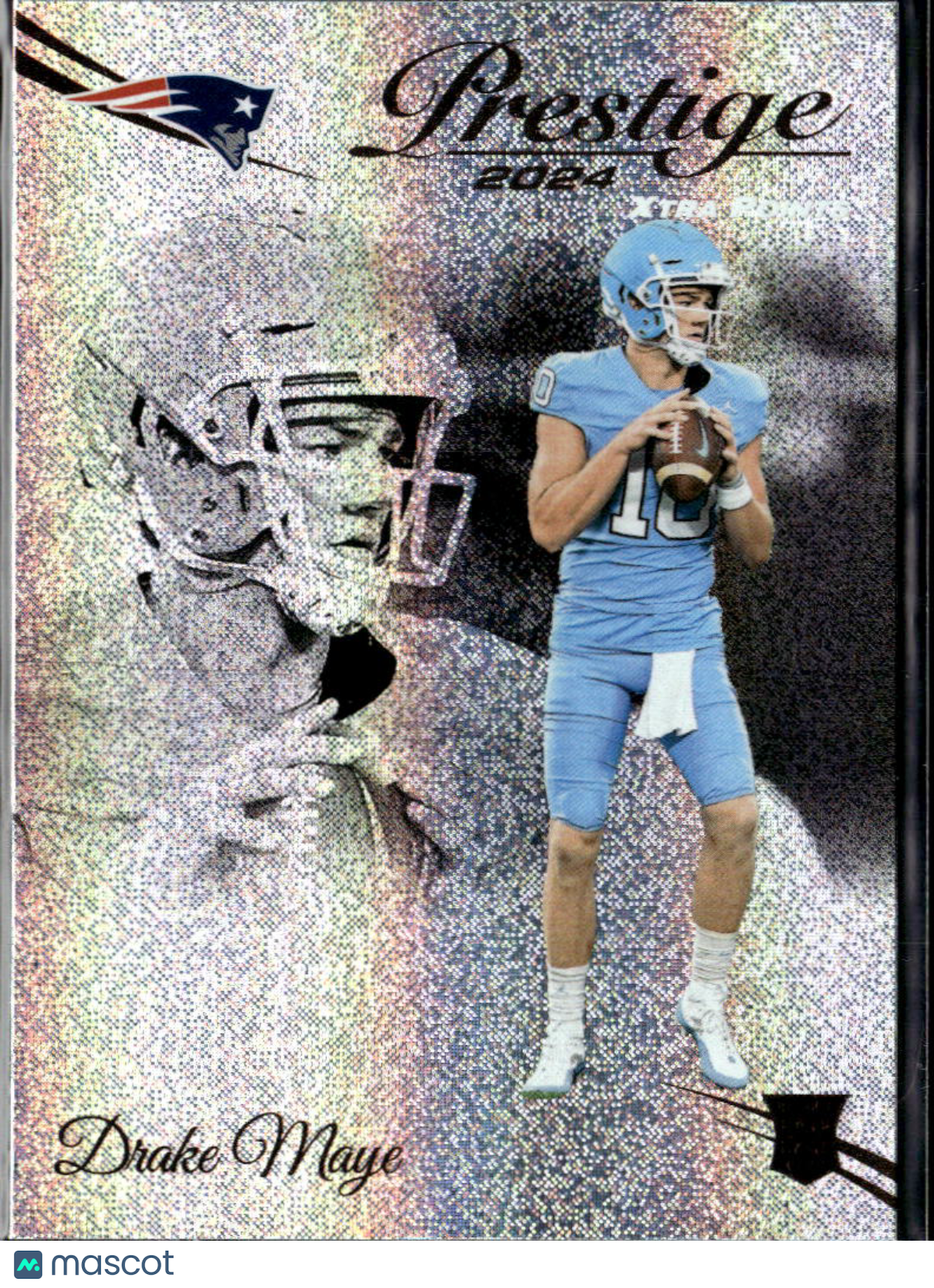 Drake Maye 2024 Prestige Galaxy Xtra Points Rookie RC New England Patriots