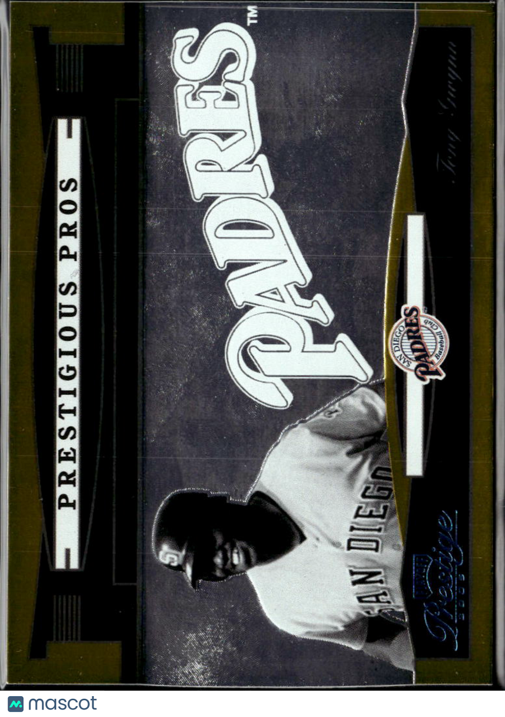 Tony Gwynn 2005 Playoff Prestige Prestigious Pros GOLD 21/50 San Diego Padres