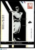 Lou Gehrig 2004 Donruss Elite 0575/1000 New York Yankees