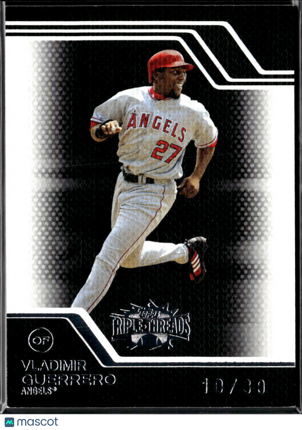 Vladimir Guerrero 2008 Topps Triple Threads Black 10/30 Los Angeles Angels