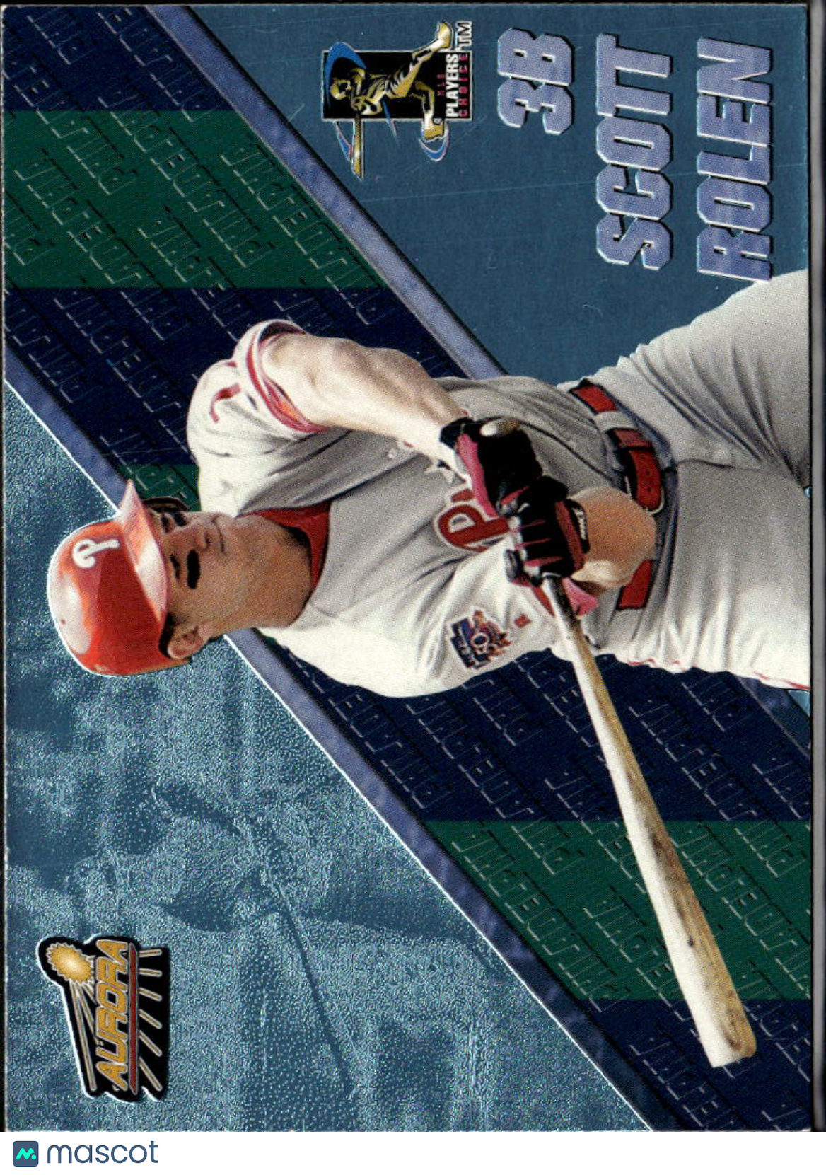 Scott Rolen 1998 Pacific Aurora Blue 79/100 Philadelphia Phillies