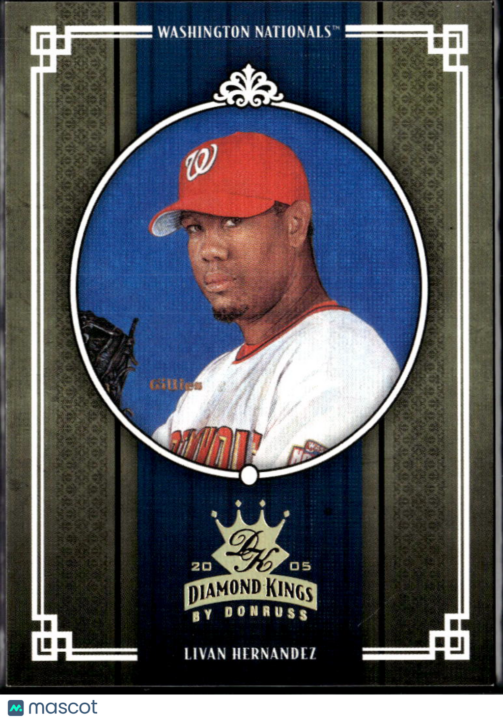 Livan Hernandez 2005 Diamond Kings GOLD 4/10 Washington Nationals