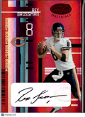 Rex Grossman 2005 Leaf Certified Auto Autograph Red 16/20 Chicago Bears