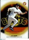 J.T. Snow 2002 Topps Pristine GOLD Refractor 31/70 San Francisco Giants
