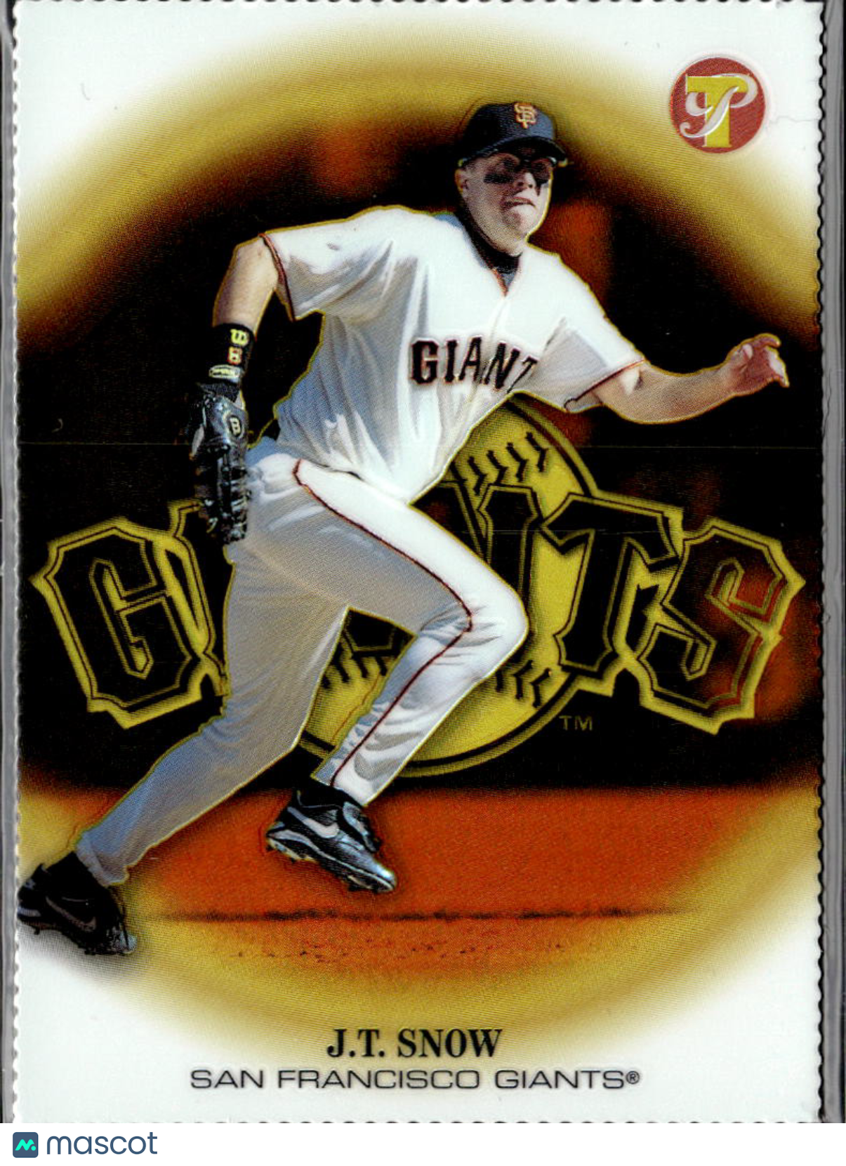 J.T. Snow 2002 Topps Pristine GOLD Refractor 31/70 San Francisco Giants