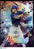 Evan Carter 2024 Topps Mystical Black Rookie RC 294/299 Texas Rangers