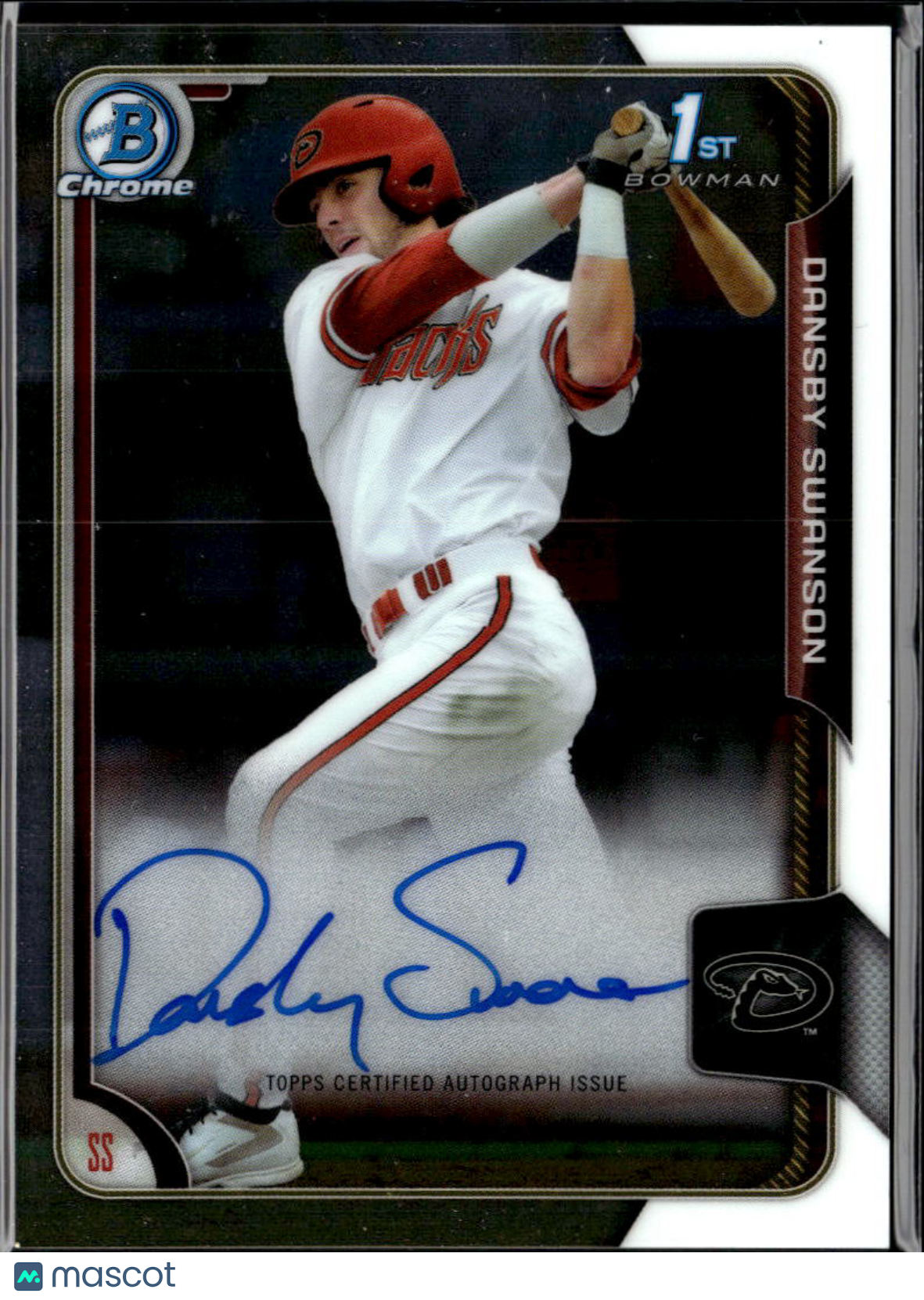Dansby Swanson 2015 Bowman Chrome 1st Auto Autograph RC Arizona Diamondbacks