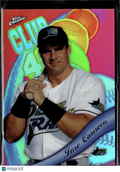Jose Canseco 1999 Topps Chrome All-Etch Refractor Tampa Bay Devil Rays