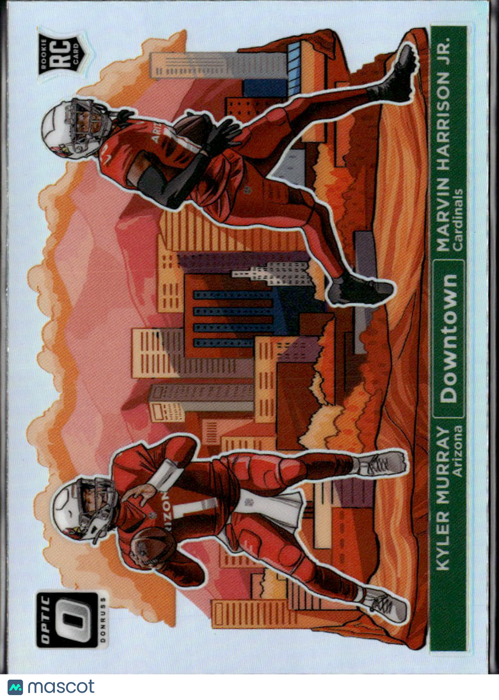 Kyler Murray / Marvin Harrison Jr. 2024 Optic DOWNTOWN CASE HIT RC Cardinals