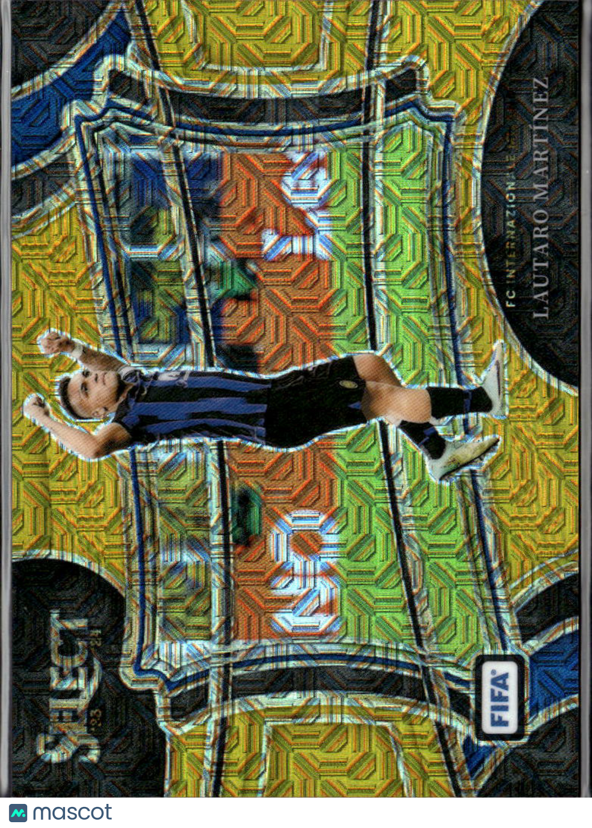 Lautaro Martínez 2023-24 Select Field Level GOLD Prizm 5/10 Inter Milan