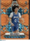 Anthony Black 2023-24 Mosaic Orange Fluorescent Prizm RC 7/25 Orlando Magic