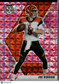 Joe Burrow 2020 Mosaic RC Pink Camo Prizm Rookie #201 Cincinnati Bengals