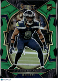 Coby Bryant 2023 Select Emerald Green Prizm Rookie RC SSP 2/5 Seattle Seahawks