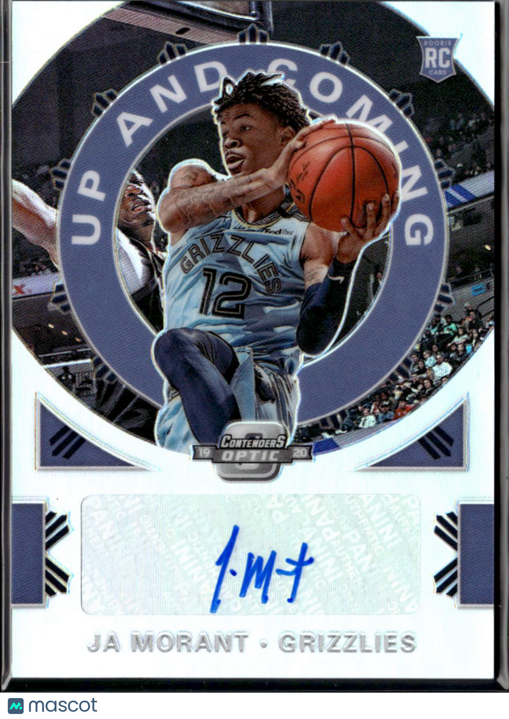 Ja Morant 2019-20 Contenders Optic Auto Autograph RC 35/125 Memphis Grizzlies
