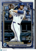 Jac Caglianone 2024 Bowman Chrome 1st Refractor Rookie RC Kansas City Royals
