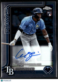Chandler Simpson 2025 Topps Chrome Auto Autograph Rookie Tampa Bay Rays