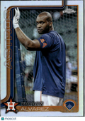 Yordan Alvarez 2025 Topps Chrome Image Variation SSP #267 Houston Astros