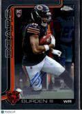 Luther Burden III 2025 Topps Chrome Auto Autograph Rookie RC Chicago Bears