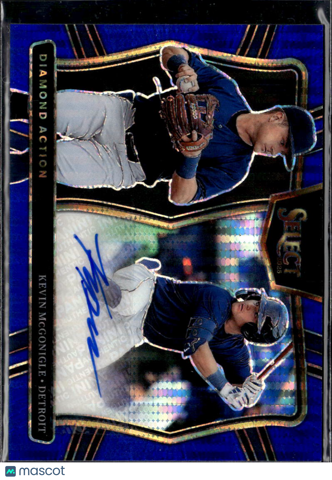 Kevin McGonigle 2025 Select Auto Autograph RC Blue Detroit Tigers
