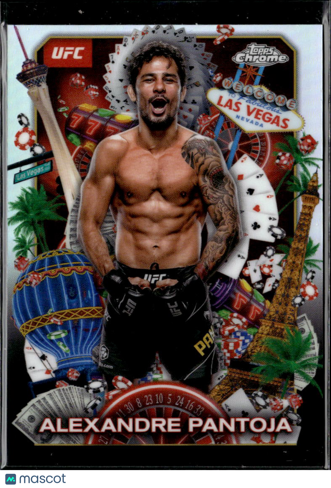 Alexandre Pantoja 2025 Topps Chrome UFC Titans CASE HIT SSP SHORTPRINT #TNS15