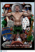Dricus Du Plessis 2025 Topps Chrome UFC Titans CASE HIT SSP SHORTPRINT #TNS8
