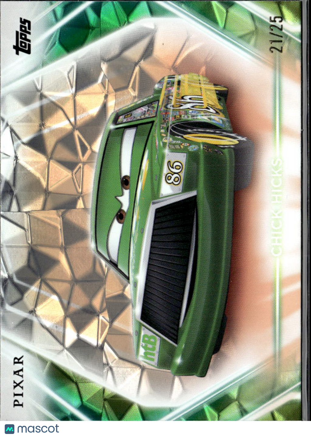 Chick Hicks 2026 Topps Disney Orange Diamante Parallel 21/25 #90
