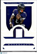 Lamar Jackson 2025 National Treasures Jersey Patch 13/25 Baltimore Ravens