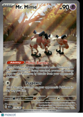 MR. Mime 2023 Scarlet & Violet 151 Holo Secret Rare #179/165