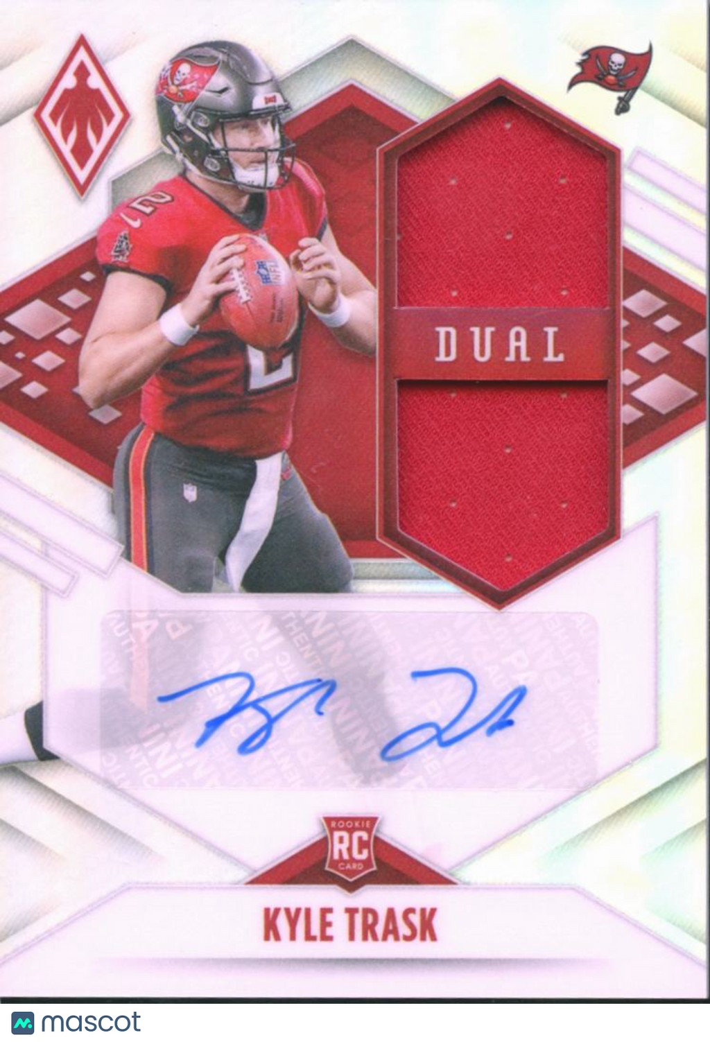 Kyle Trask 2021 Phoenix Auto Autograph Patch RC 31/75 Tampa Bay Buccaneers