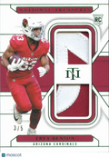 Trey Benson 2024 National Treasures Jersey Patch SSP RC 3/5 Arizona Cardinals