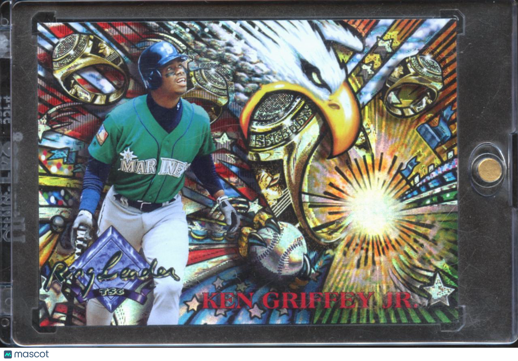 Ken Griffey Jr. 1995 Topps Ring Leaders Insert #14 Seattle Mariners