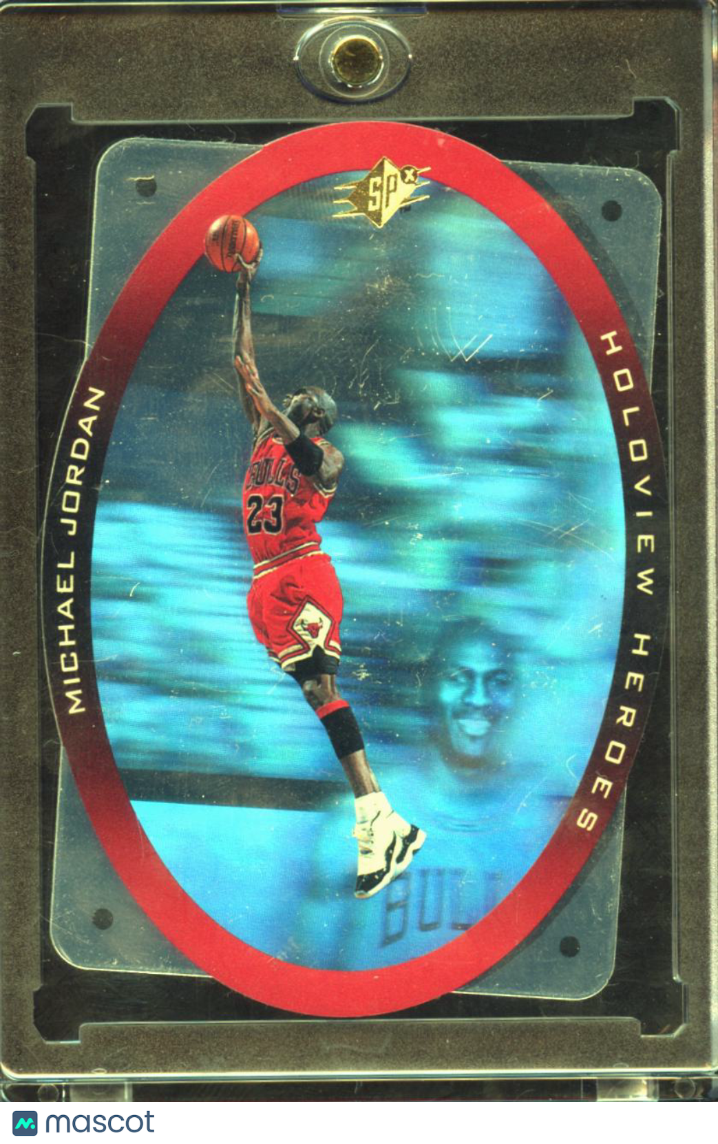 Michael Jordan 1996 Upper Deck SPx Holoview Heroes #H1 Chicago Bulls