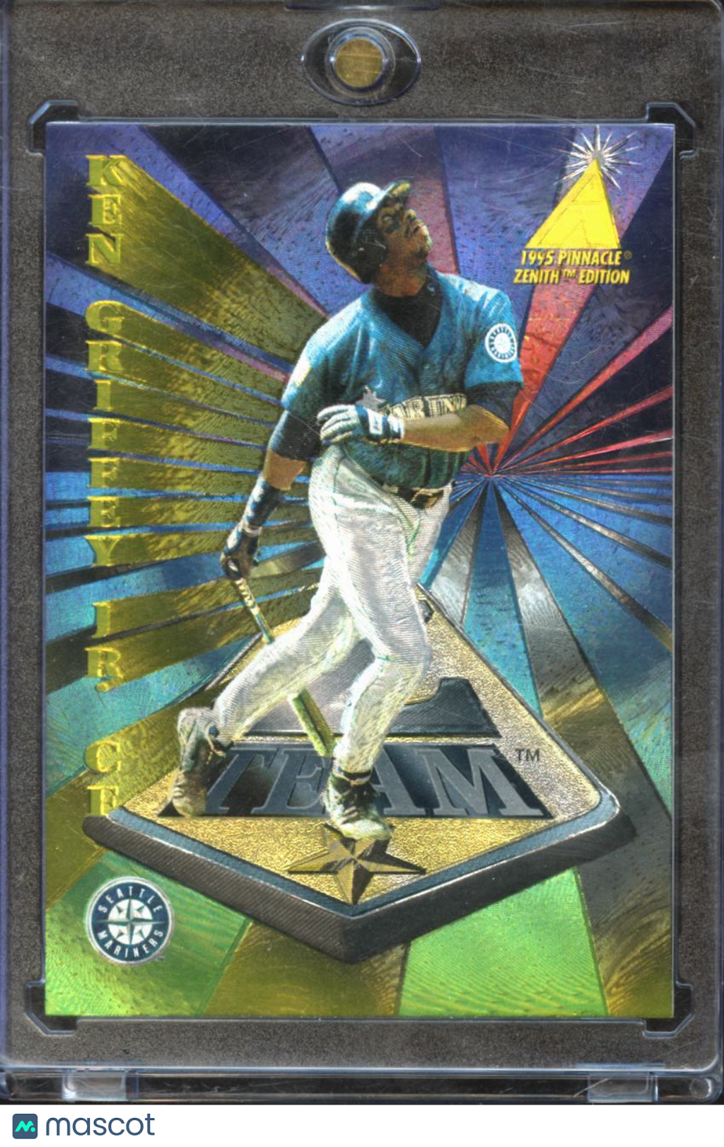 Ken Griffey Jr. 1995 Pinnacle Zenith Edition Z-Team Dufex #2 Seattle Mariners