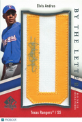 Elvis Andrus 2009 SP Authentic Letter Auto Autograph U Patch Texas Rangers 14/60