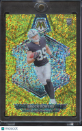 Brock Bowers 2024 Mosaic GOLD Glitter Prizm Rookie RC 7/24 Las Vegas Raiders