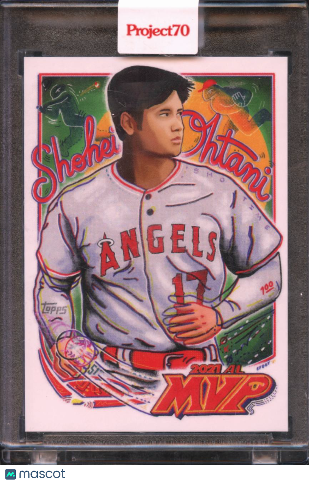 Shohei Ohtani 2021 Topps Project70 '13 Topps #722 Los Angeles Angels