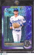 Bobby Witt Jr. 2022 Bowman Chrome Purple Mega Box Refractor 122/250 KC Royals