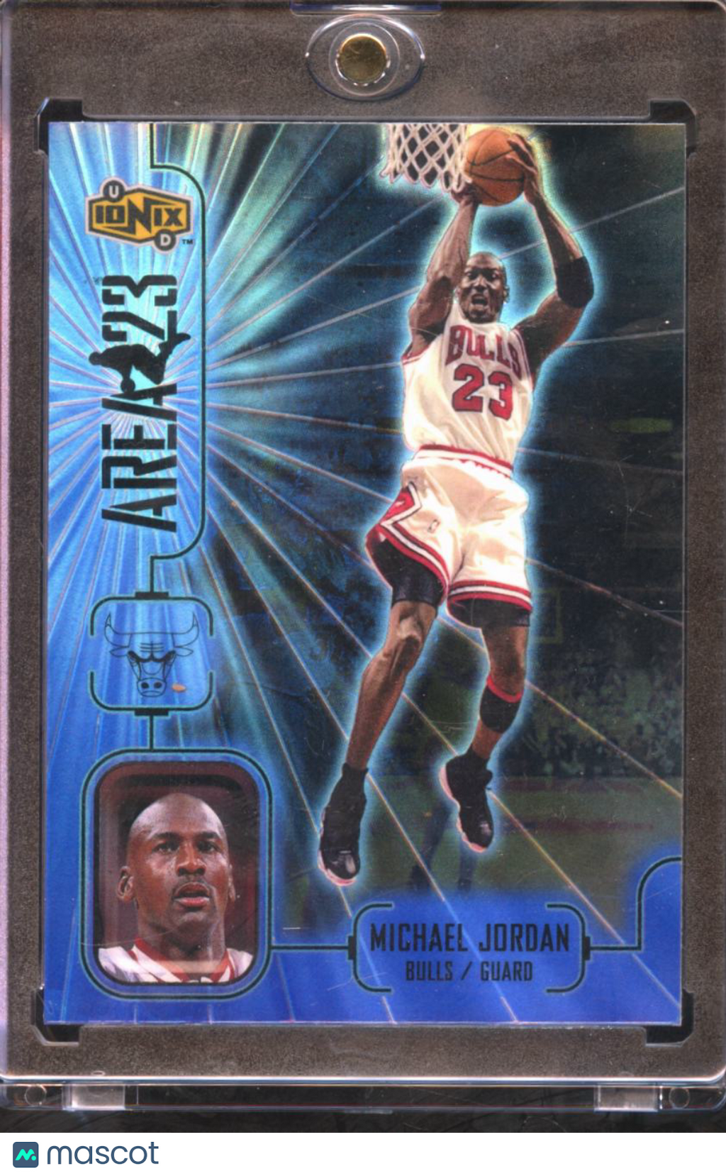 Michael Jordan 1999 Upper Deck Ionix Area 23 #A5 Chicago Bulls